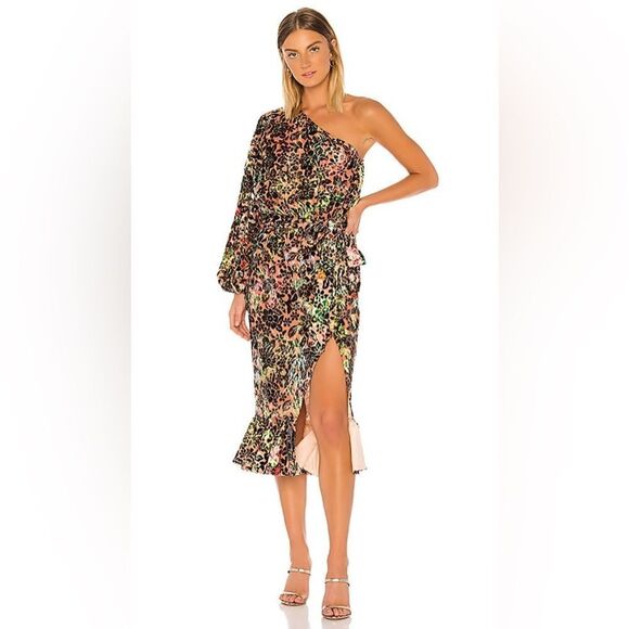 HEMANT AND NANDITA NEW WITH TAGS HN-VEENA-605 DRESS IN BLACK SIZE MEDIUM - Picture 1 of 8